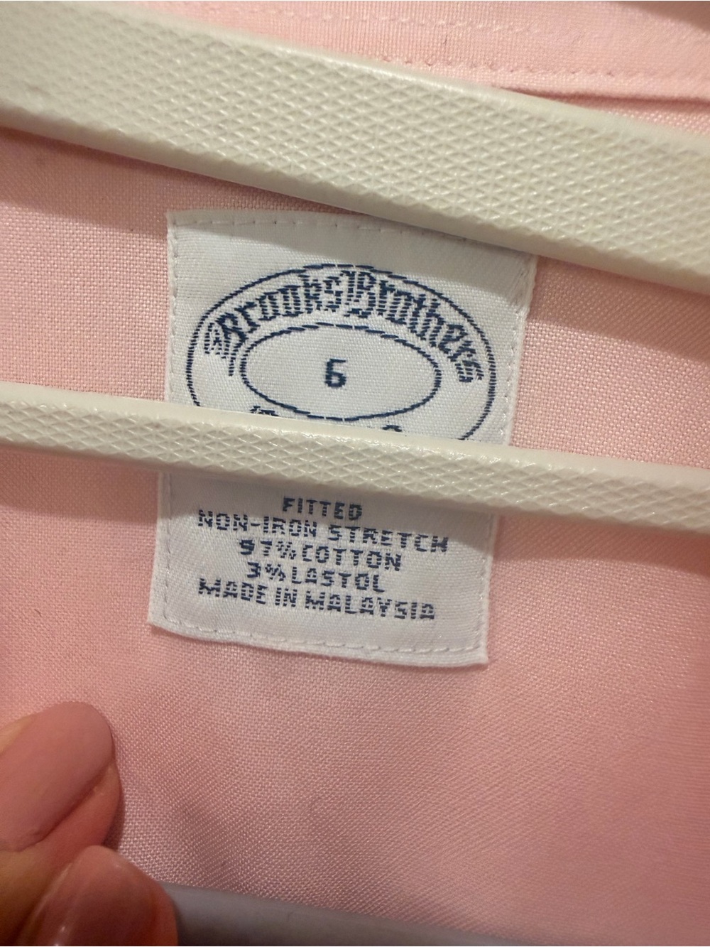 Brooks Brothers Light Pink Dress Shirt - Button Front - Picture 2 of 7